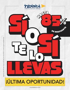 Catálogo MUNDO TERRA Ofertas de ÚLTIMA OPORTUNIDAD 2024